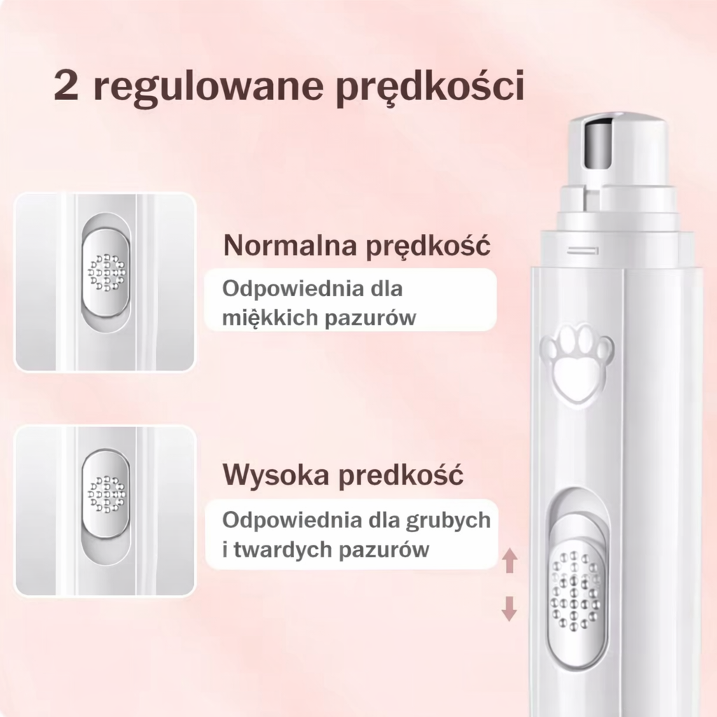 Elektryczny pilnik do pazurów PupiCure